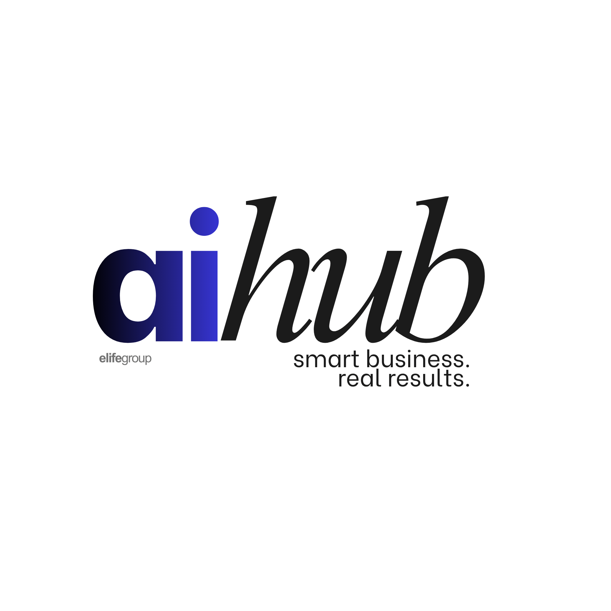 AIhub Logo — preto